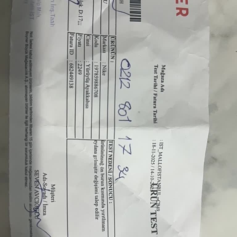 Nike Çocuk Ayakkabısının Dikişi Çöktü Ve Boyner'den Uzun Süreli Geri Dönüş Yok