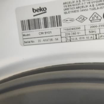 Beko Çamaşır Makinesinin Deterjan Gözü Paslanması Garanti Kapsamında Değişim Talebi