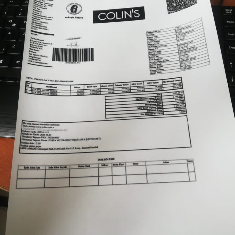 PTT Kargo Kaybettiği Paket İçin 1.649,80 TL Tazmin Talebi