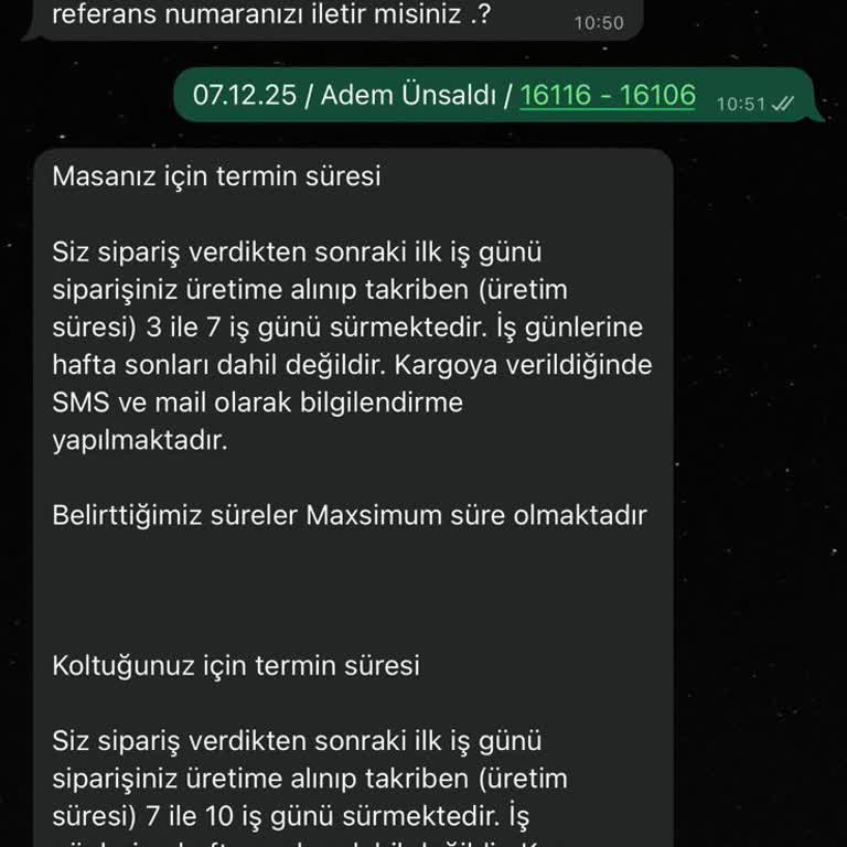 Yanlış Teslimat Ve Geciken Sipariş
