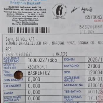 Başkent Doğalgaz Firmasının Haksız Ücret Alması