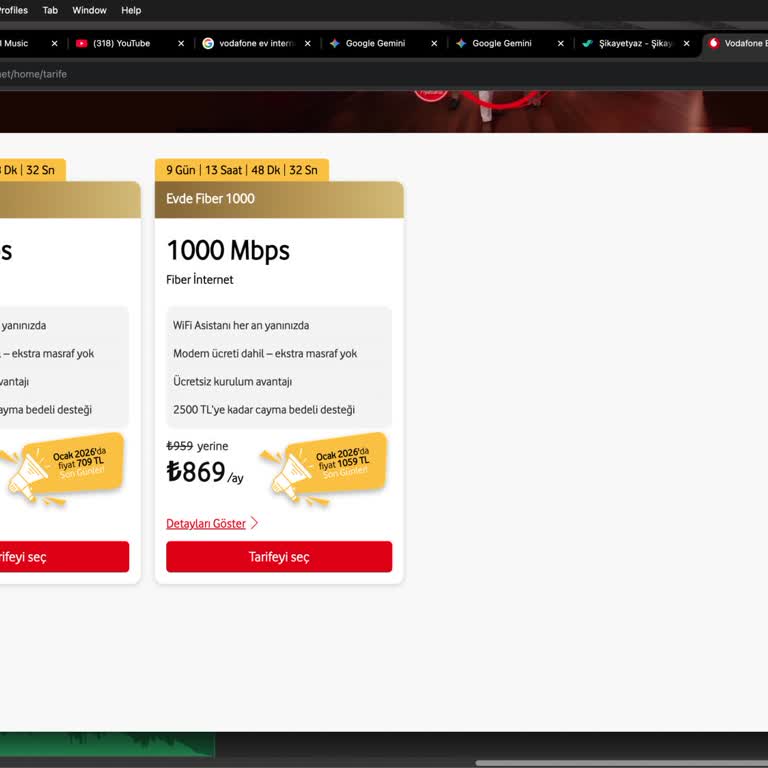 Mevcut Müşteriye 1000 Mbps Paketi İçin Fiyat Ayrımı Ve Saygısız Davranış
