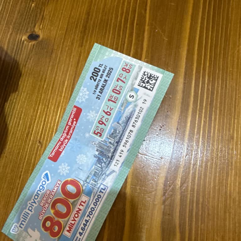 Mühürsüz Çeyrek Piyango Biletinin Geçerliliği Belirsiz
