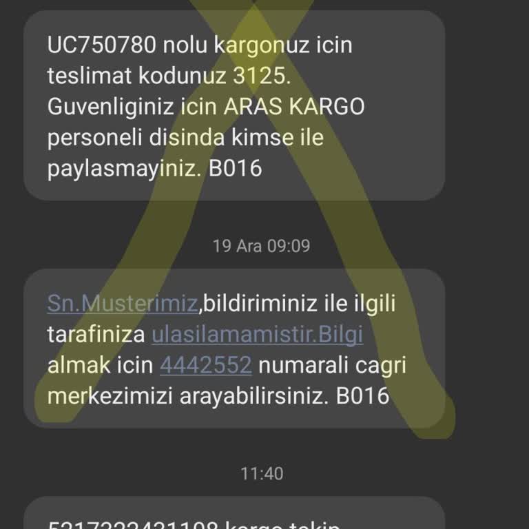 Aras Kargo Adlı Sahte Takip Mesajı Ve Güvenlik Endişesi