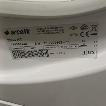 Arçelik Kurutma Makinesinde Kırık Kazan Ve Ücretsiz Tamir Reddi