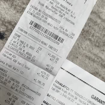 Drone’da İlk Kullanımda Dişli Arızası Ve BİM Servisine Ulaşılamaması