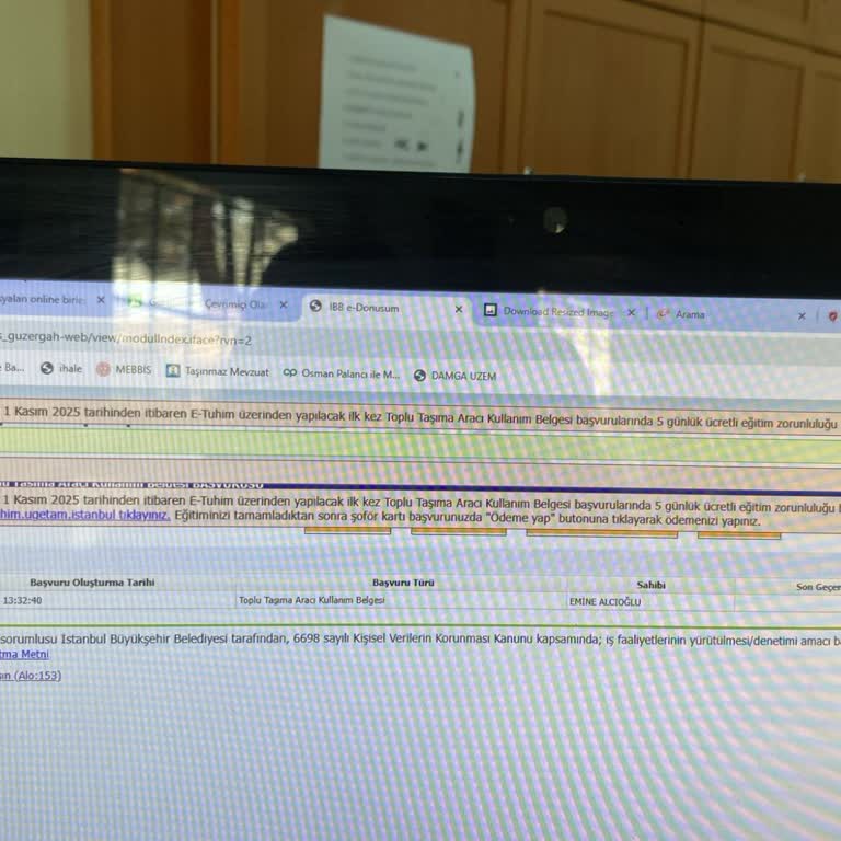 İBB Şoför Kartı Sürecinin Uzun Ve Dağınık Olması