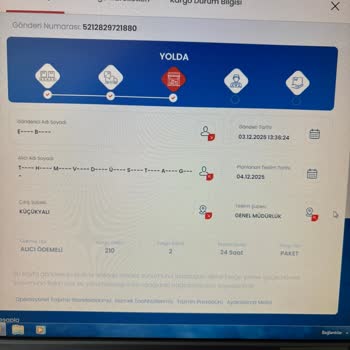 Aras Kargo Takip Durumu Güncellenmedi Ve Resmi Teslim Belgesi Talebi