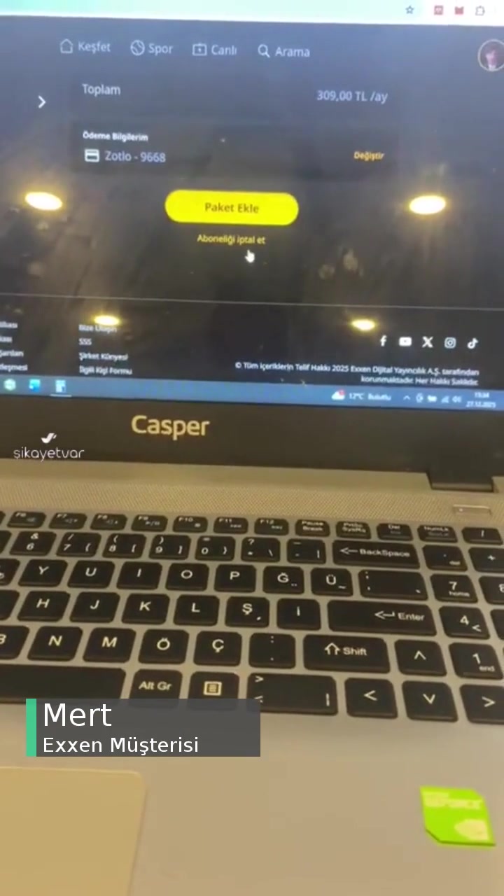 Exxen Üyelik İptali Hatası videonun kapak resmi