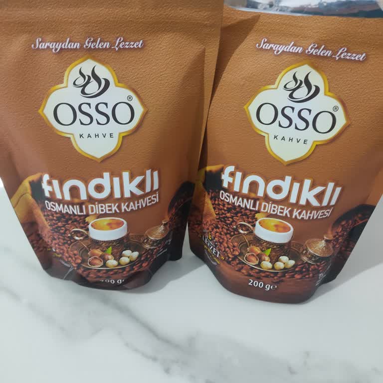 Fındıklı Yazılı Kahve İçinde Damla Sakızı Kokusu Ve Tadında Ambalaj Uyuşmazlığı