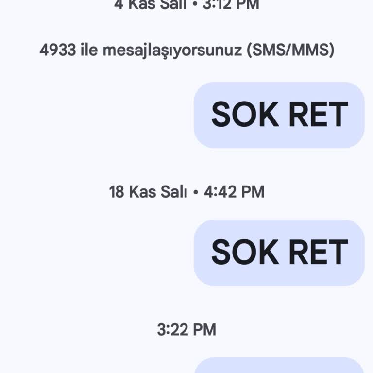 Şok Marketin İptal Talebime Rağmen Sürekli Reklam SMS'i Gönderilmesi