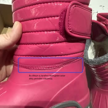 Beymen Ayıplı Çocuk Botunun Dikiş Sorununu Reddetti!