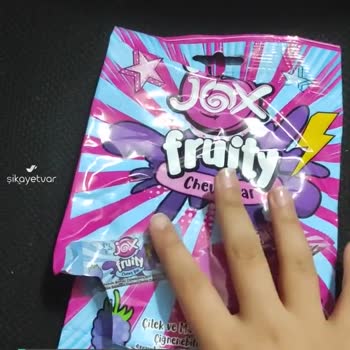 Jox Fruity İçi Boş Şeker Paketi Koymuşlar
