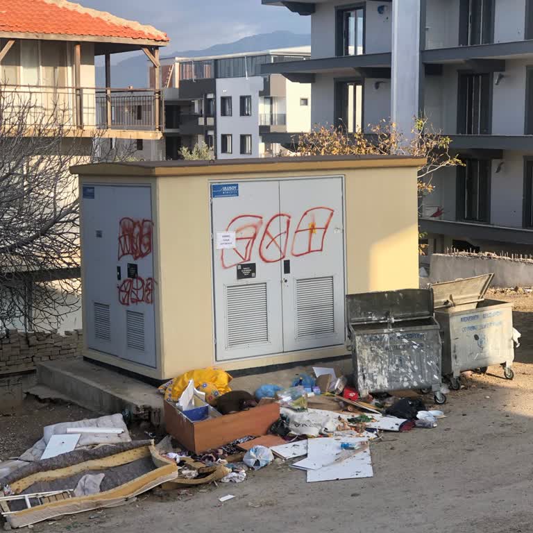 Menemen Belediyesi 1321 Sokakta Çöp Konteynerleri Yetersiz Ve Kötü Koku Şikayeti