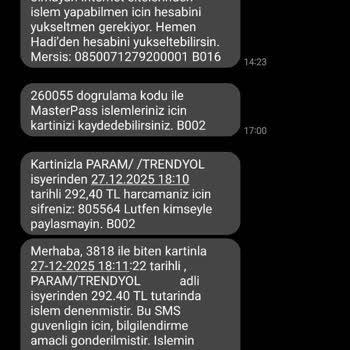 Hadi Kartta 501 TL’yi Kullanamama Ve Canlı Destekte Yanıtsız Kalma