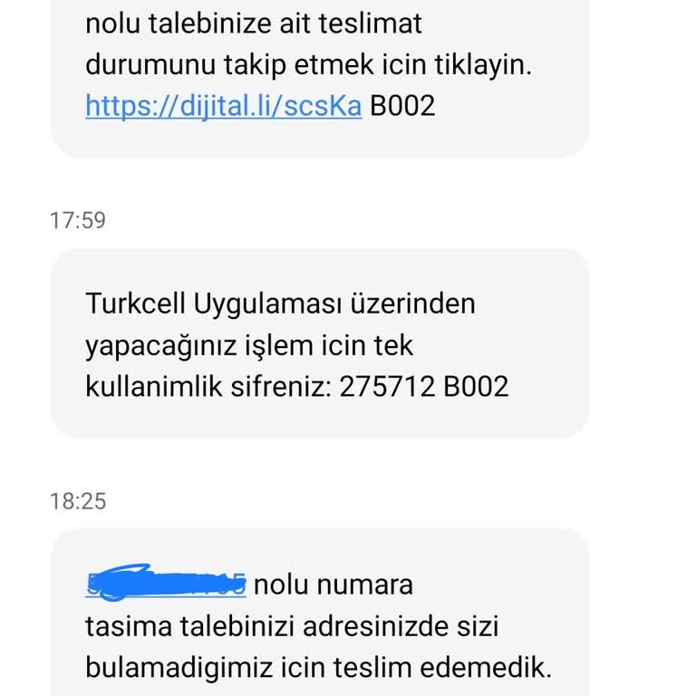 Sim Kartım Teslim Edilmedi Ve Yanlış Evde Yok Notu İle Mağdur Oldum