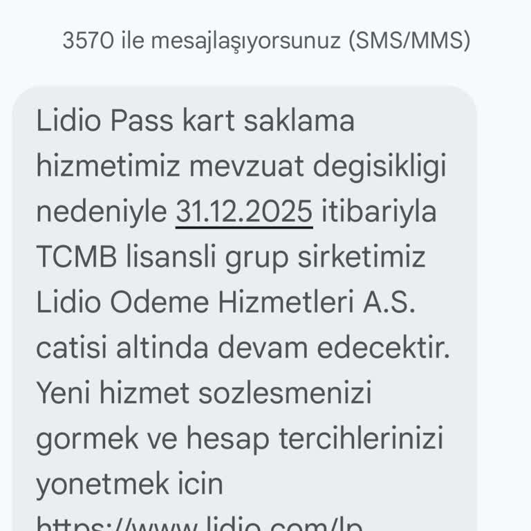 İzinsiz Lidio SMS’i Ve Kişisel Verilerimin Güvenliği İçin Acil İnceleme Talebi