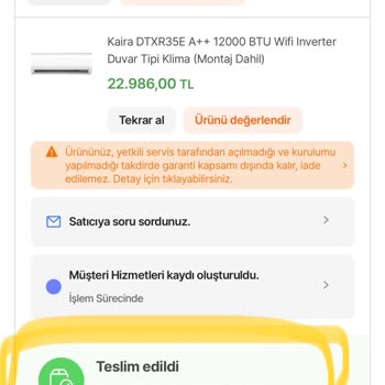 Hepsiburada Horoz Lojistik Teslim Edildi Görünüyor Ama Ürün Teslim Edilmedi