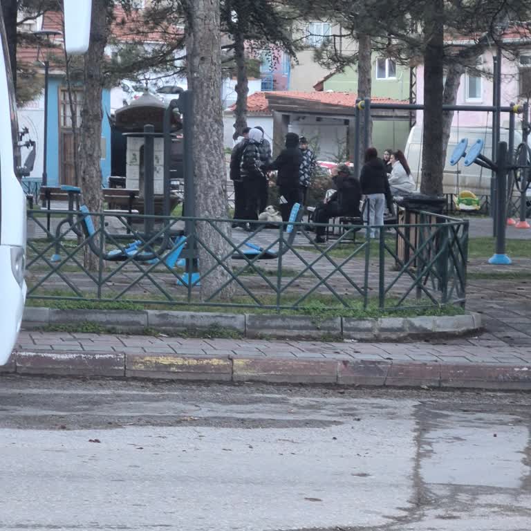 Beleş Tevfik Parkında Gençlerin Gürültülü Ve Küfürlü Toplanması Aileleri Güvensiz Bırakıyor