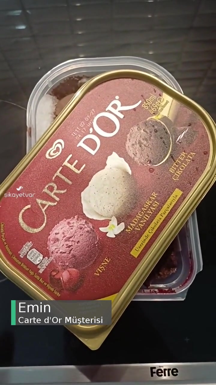 Carte D'or Dondurma Hava Almış, Bozulmuş! videonun kapak resmi