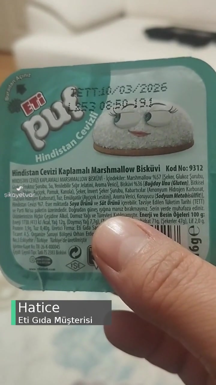Eti Puf Hindistan Cevizli Sararmış! videonun kapak resmi