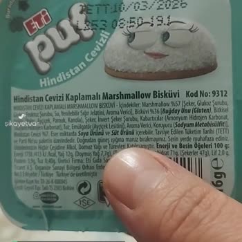 Eti Puf Hindistan Cevizli Sararmış!