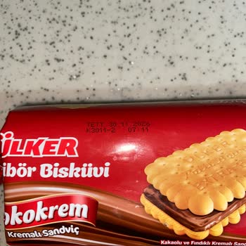 Ülker Pötibör Bisküvi İçinde Saç Teli Bulundu