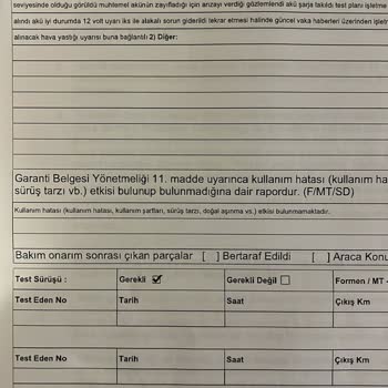 Volkswagen Araçta Tekrarlayan Akü Ve Airbag Arızaları Ve Kullanıcı Hatası İddiası