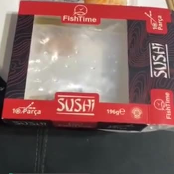 Balık Dünyası 10 Parça 196gr Sushi Lezzetsiz!