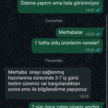 Sipariş Gecikmesi Ve İletişimsizlik