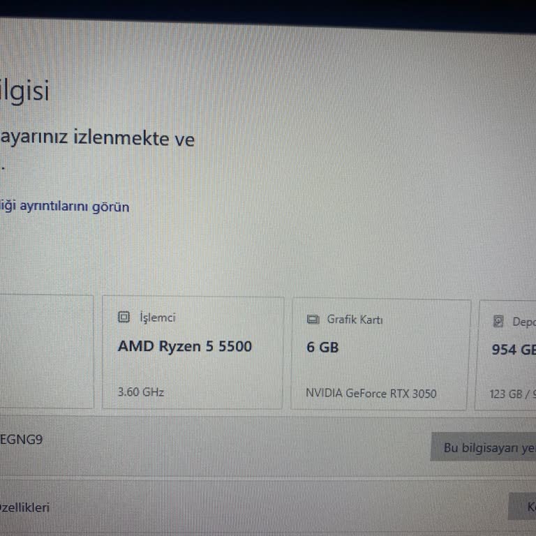 Teknosa Alınan Ürün RTX3050 6GB, Sipariş Edilen 8GB'yi Değiştirme Talebi