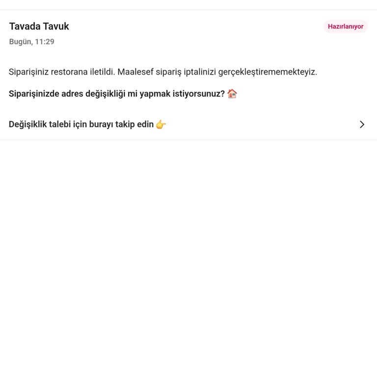 Geciken Siparişin İptal Edilememesi Ve Ücret İadesi Talebi