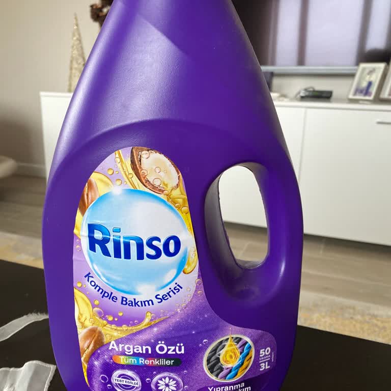 Rinso Argan Yağı Sıvı Deterjanı Köpürmedi Ve Çamaşırlar Temizlenmedi