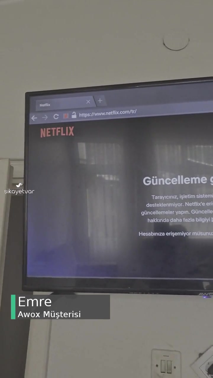 Awox Televizyonda Netflix Açılmıyor, Güncelleme Hatası Veriyor! videonun kapak resmi