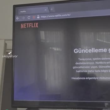 Awox Televizyonda Netflix Açılmıyor, Güncelleme Hatası Veriyor!