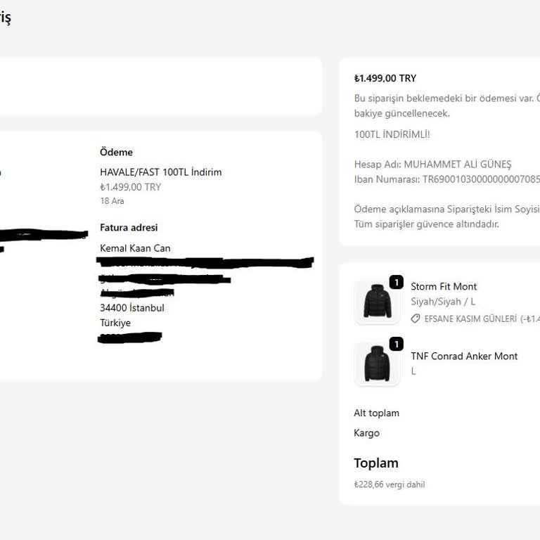 Stepupco Instagram Siparişinde Ödemenin İadesi Ve Gönderim Sorunu
