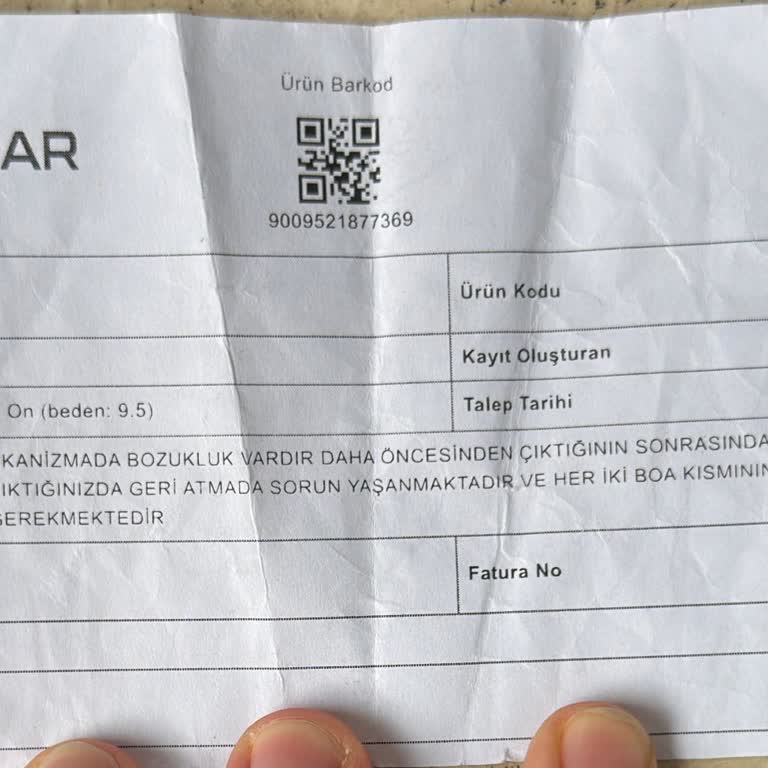 Garanti Kapsamındaki Bot Onarılmadı Ve Kullanıcı Hatası İddia Edildi, Hızlı Değişim Talep Ediyorum