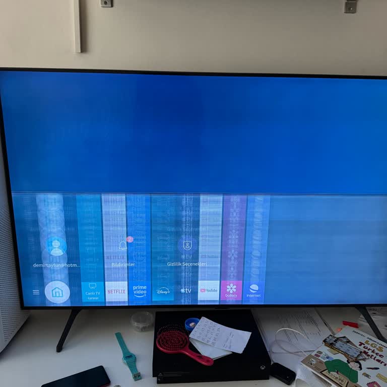 Samsung 55" Televizyonunda Panel Arızası Garanti Dışı, Ücretsiz Değişim Talebi