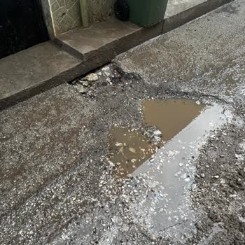 Yaşlı Kadının Evin Önündeki Kazılı Yol Ve Su Hasarı İçin Hızlı Düzeltme Talebi