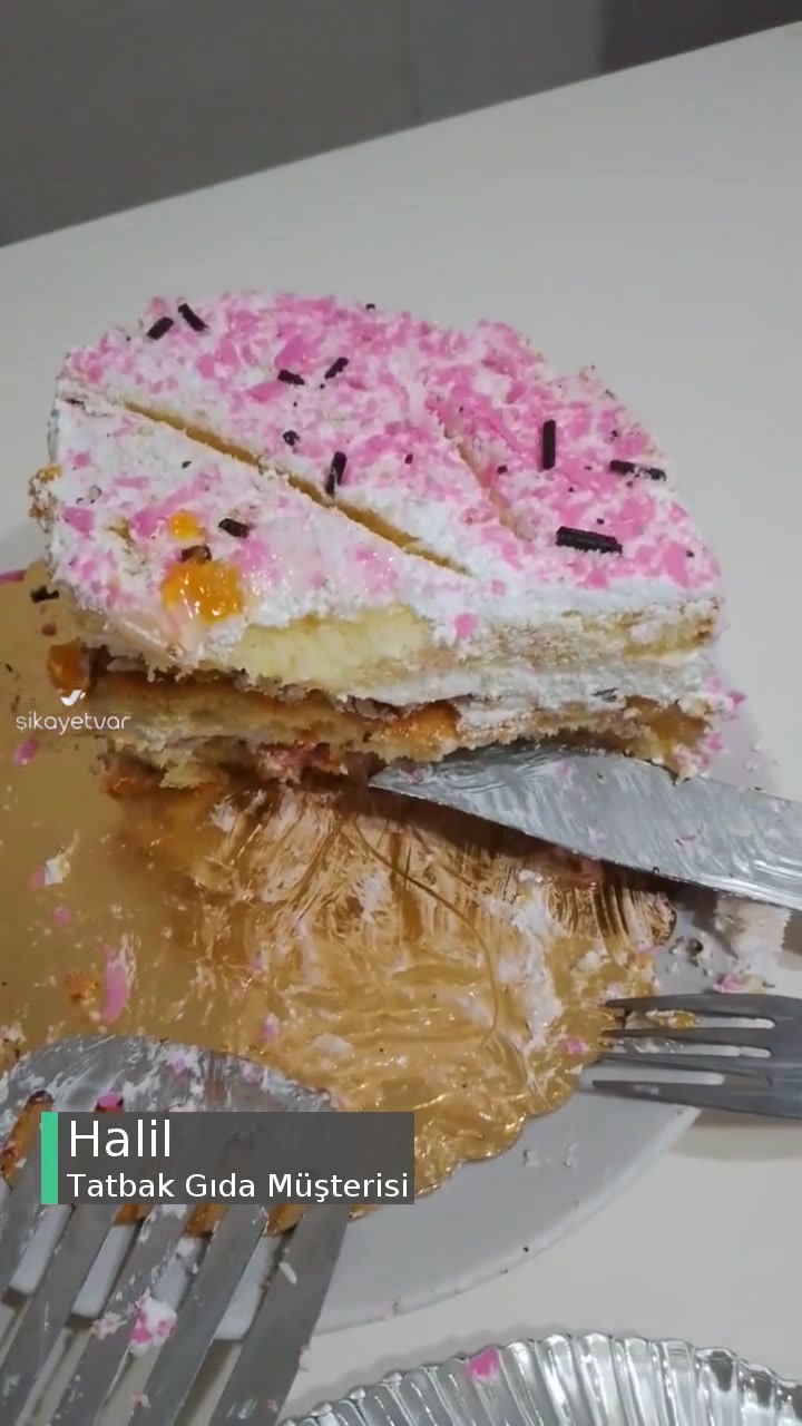 Tatbak Gıda Kalitesiz Yaş Pastaya Son Vermelidir! videonun kapak resmi