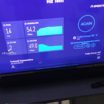Samsung Q80 55 Series TV'de İnternet Hız Problemi