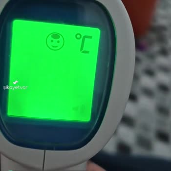 Acura Ateş Ölçer Bozuk Ve İki Defa Kullandık Hemen Hata Veriyor