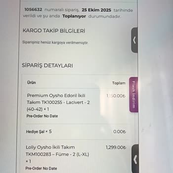 Organicscarf Siparişim Teslim Edilmedi Ve 6.395 TL İade Talebi