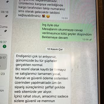 Organicscarf Siparişim Teslim Edilmedi Ve 6.395 TL İade Talebi