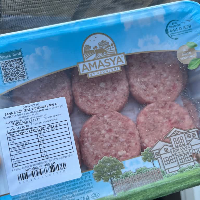 Amasya Et Ürünleri Hamburger Köftesiyle Gıda Zehirlenmesi Ve İade Talebi