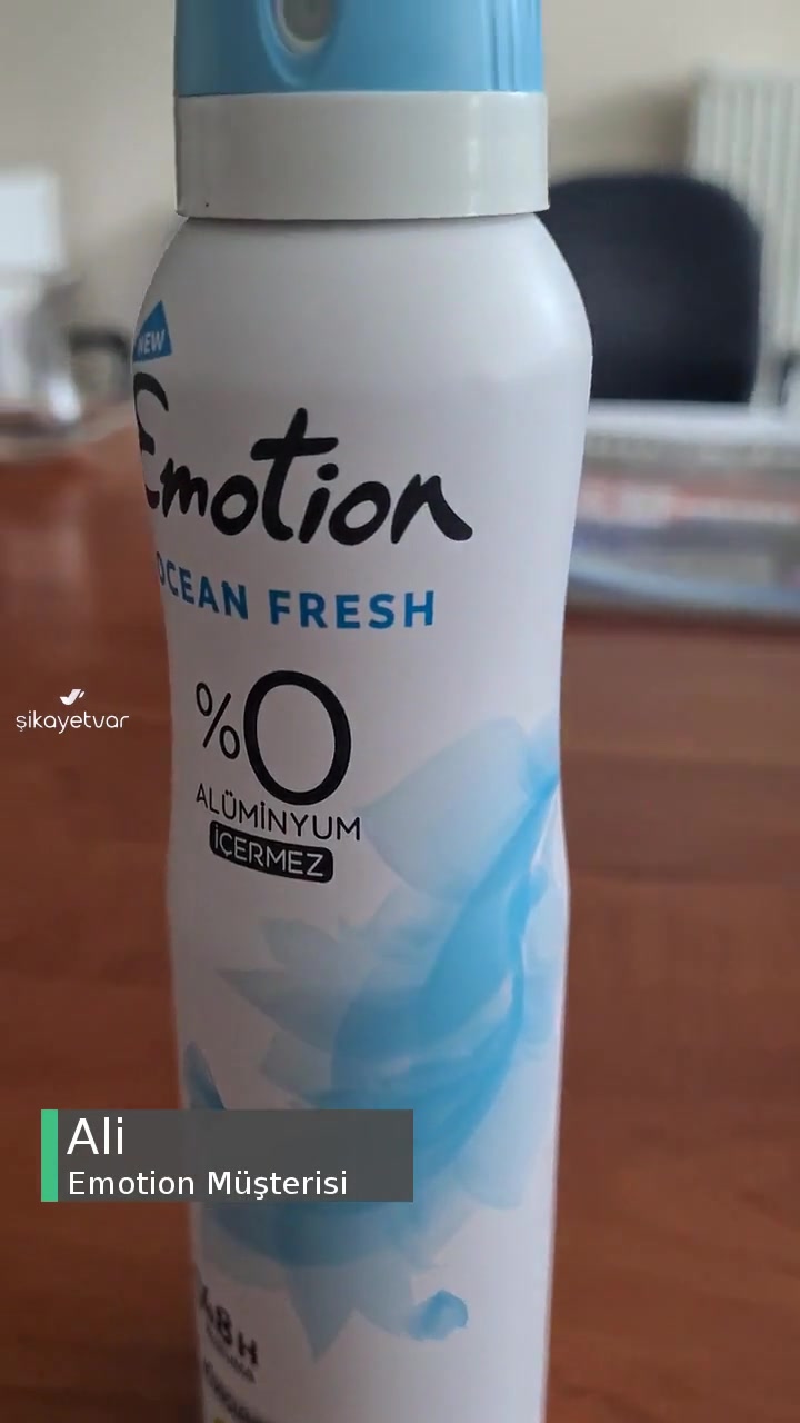 Emotion Deodorant Şişesi Hatalı Üretim videonun kapak resmi