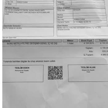 Servis Hatası Nedeniyle Haksız Kargo Ücreti Talebi Ve Onarım Yapılmaması