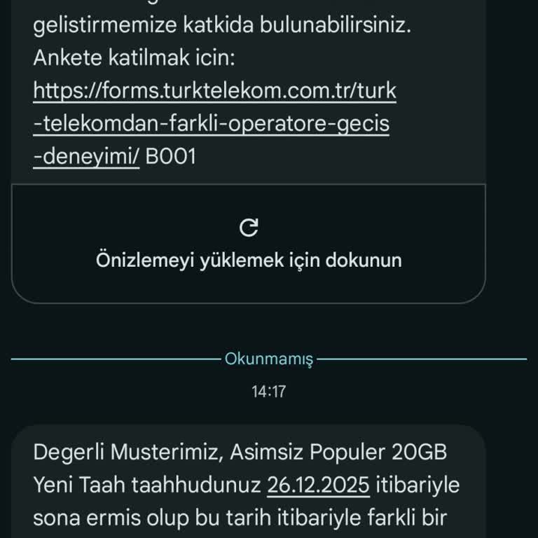 Kullanmadığım Paket Ücretinin Haksız Faturalanması Ve İptal Talebi