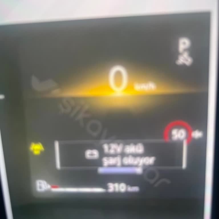 Renault Megane Touch'ta 12 Volt Akü Uyarısı Sonrası Start-Stop Çalışmıyor