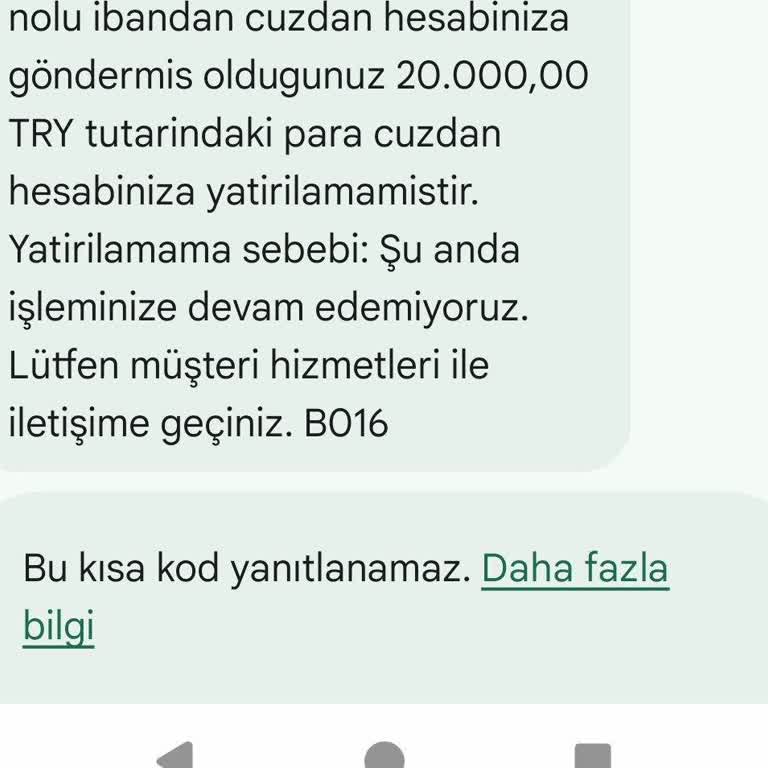 Dinamikpay'da 20.000 TL Bakiye Görünmüyor Ve İade Bekliyorum